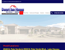 Tablet Screenshot of desertsunhomesllc.com